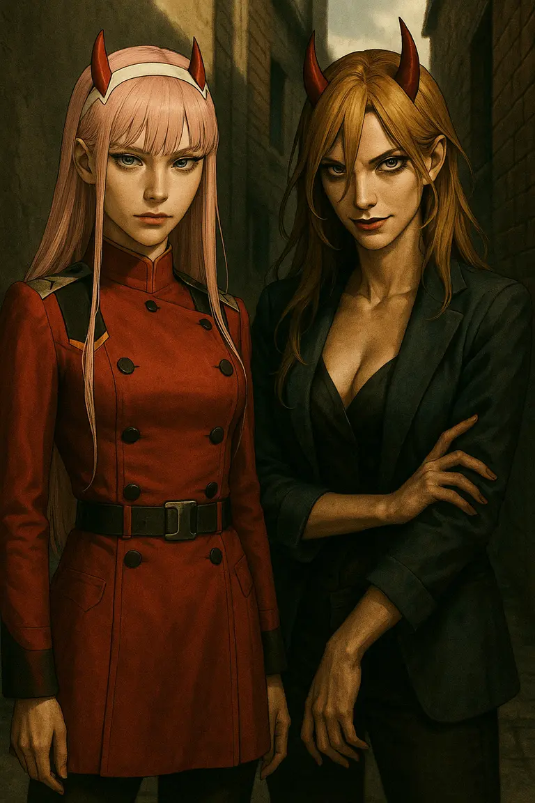 Zero Two and Power Avatar