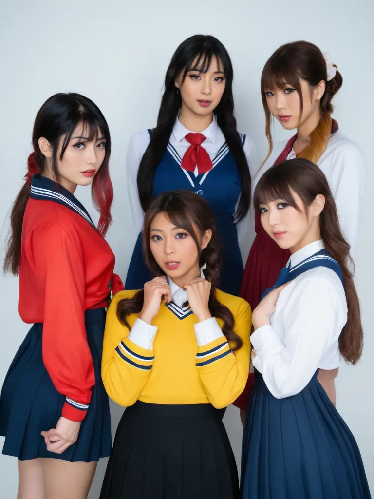Mei, Akemi, Suki, Hana and Keiko Avatar