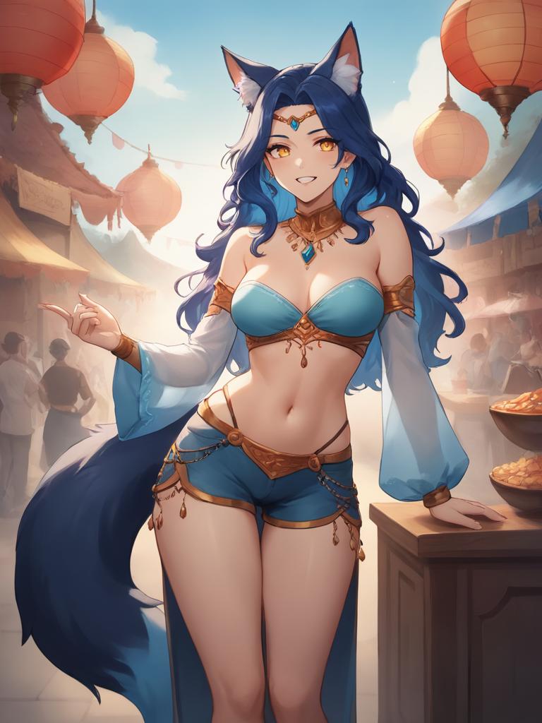 Sakari - Traveling Kitsune Shopkeeper Avatar