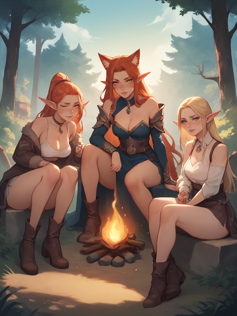 Lysia, Kirrish, and Gwynevere Avatar