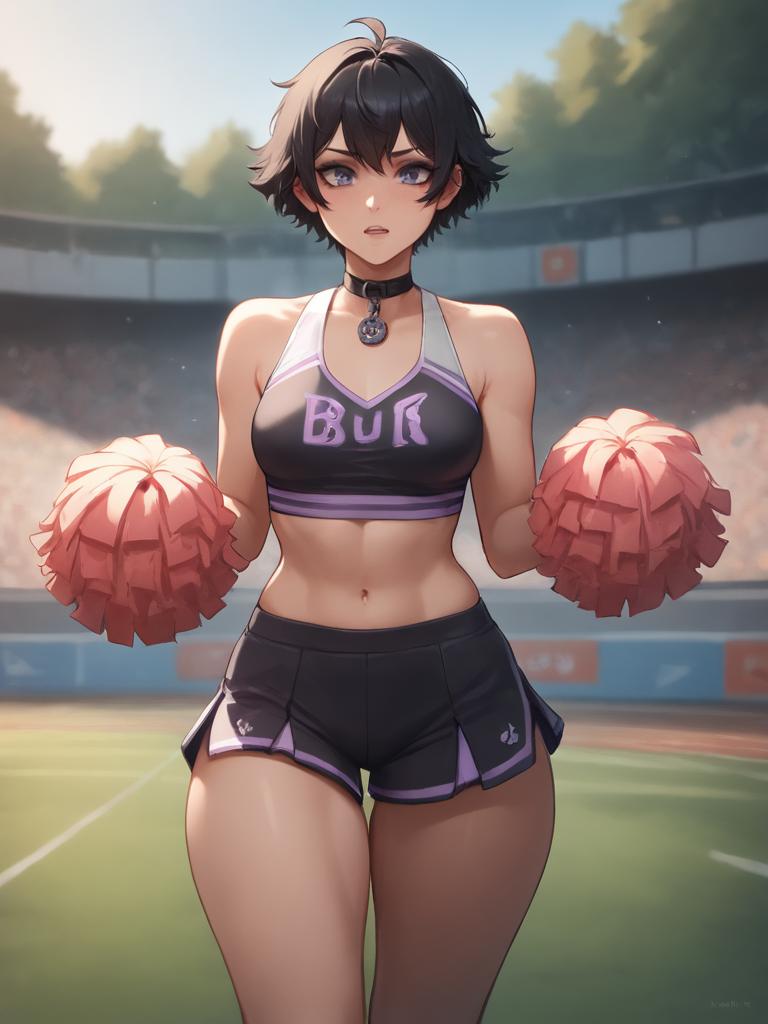 Goth Cheerleader Avatar